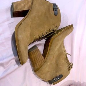 Lucky Brand Suede Booties